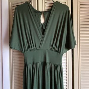 Olive Green Bridesmaid Dress